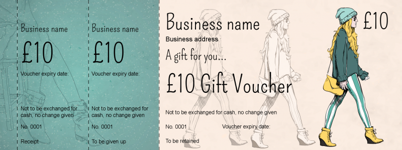 Design Fashion Show Gift Vouchers Template