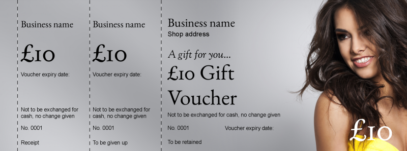 Design Beautiful Hair Gift Vouchers Template