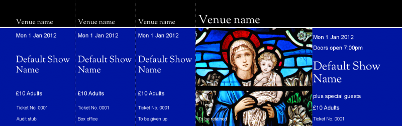 Design Choral Music Event Tickets Template